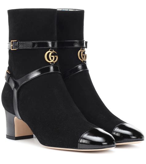 gucci womens gg ankle boot|Gucci ankle boots suede.